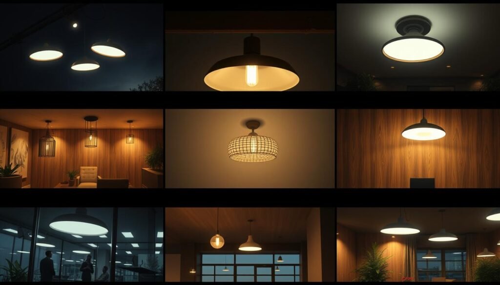 Generate an image of 阿囉哈's popular commercial lighting products