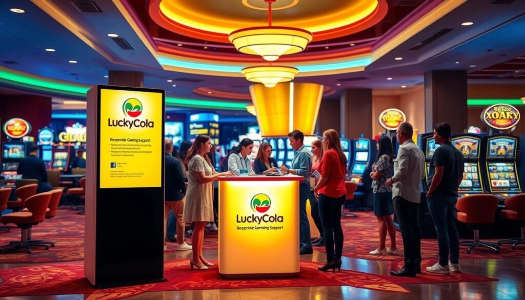 LuckyCola Responsible Gambling Support